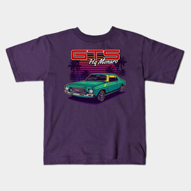 GTS Monaro Kids T-Shirt by cturs